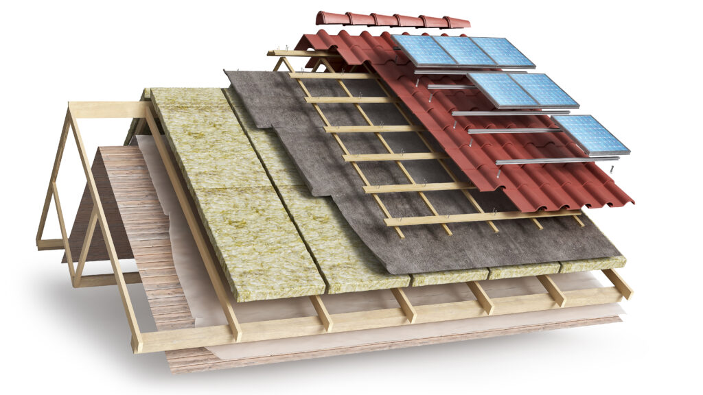 solarmodule dämmung dach bauen